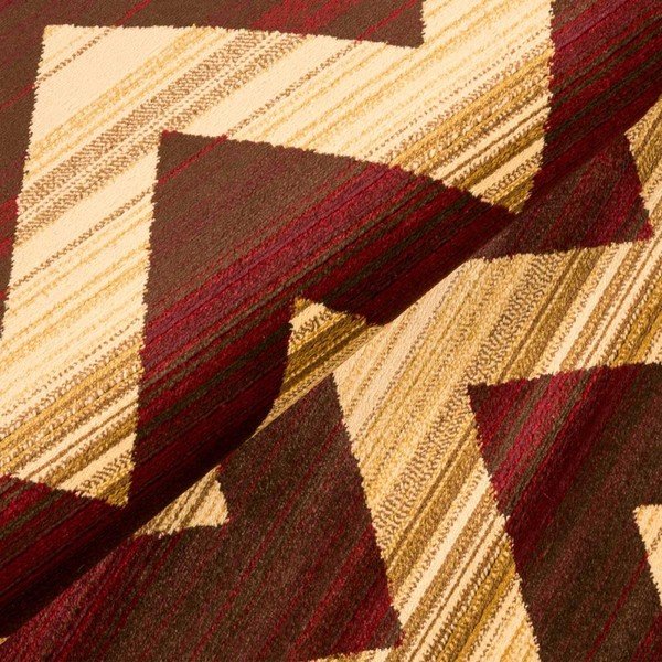 "Floorita Inspiration Zig Zag" rudos spalvos kilimas, 165 x 235 cm-image-1