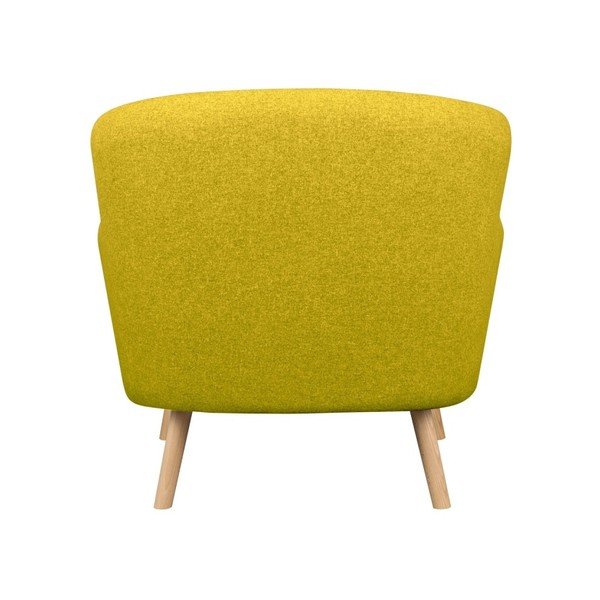 Geltonas fotelis "Kooko Home Pop-image-3