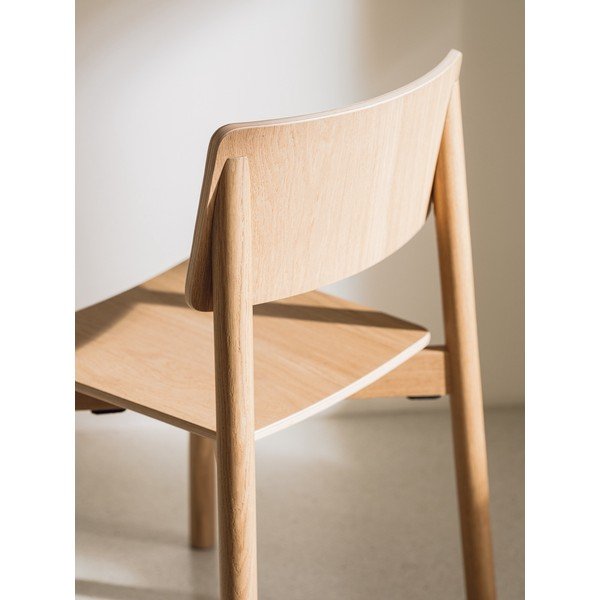 Natūralios spalvos galima dėti viena ant kitos valgomojo kėdė iš ąžuolo Wem – noo.ma-image-4