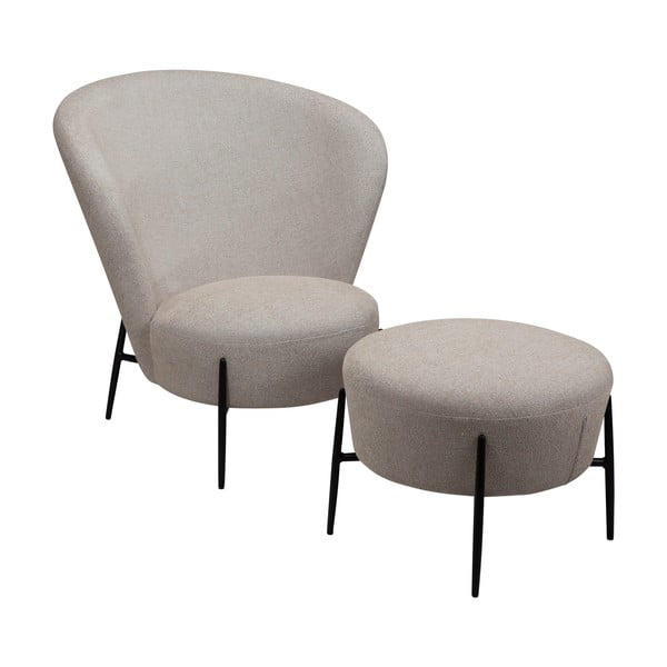 Iš boucle krėslas smėlio spalvos Orbit – DAN-FORM Denmark-image-3