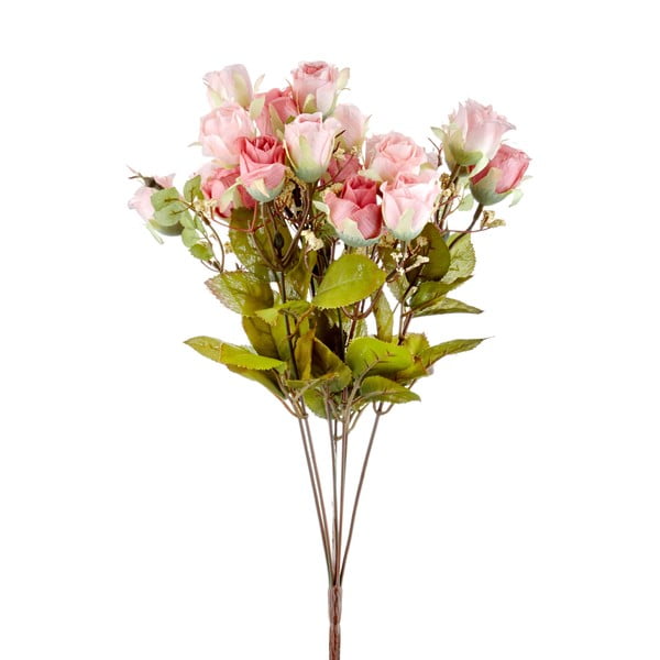 Dirbtinių rožinių rožių puokštė Mia Fiorina