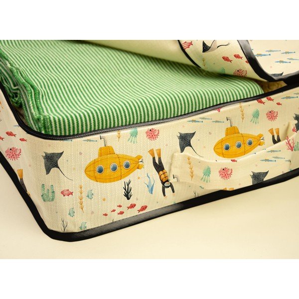 Iš tekstilės spintos daiktadėžė 36x25x11 cm Submarine – Little Nice Things-image-3