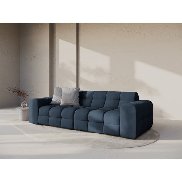 Tamsiai mėlynos spalvos sofa 255 cm Kendal – Micadoni -image-1