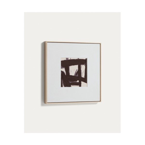 Paveikslas tapyba rankomis (tapyba) su rėmeliu/tapyba ant drobės 60x60 cm Arilan – Kave Home
