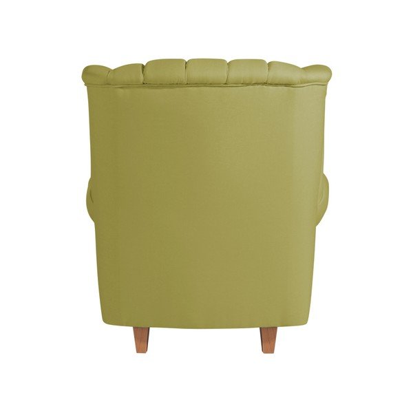 "Max Winzer Vary Leather" žalias dirbtinės odos fotelis-image-4