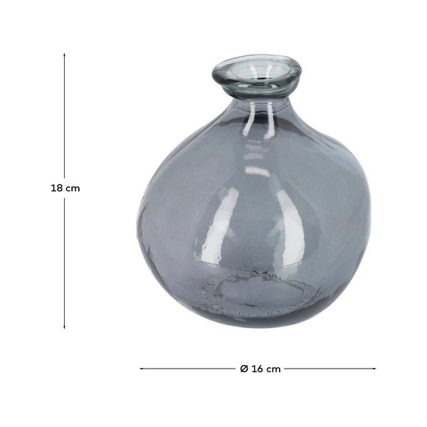 Pilkos spalvos vaza (aukštis 18 cm) Brenna – Kave Home-image-3