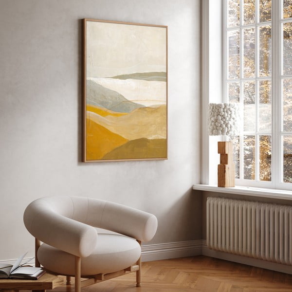 Paveikslas tapyba rankomis (tapyba) 90x120 cm Yellow Field    – Malerifabrikken-image-1