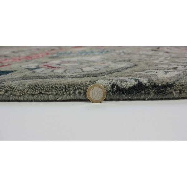 Pilkas rankomis austas kilimas "Flair Rugs Persian Fusion", 120 x 170 cm-image-2
