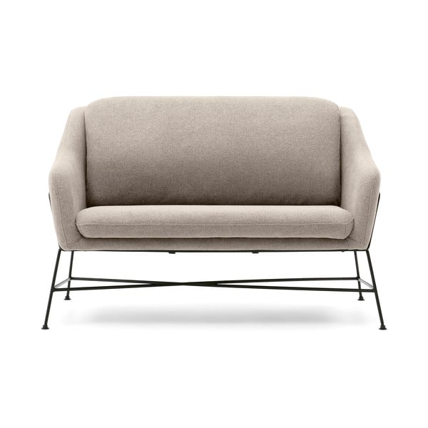 Smėlio spalvos sofa 128 cm Brida – Kave Home
