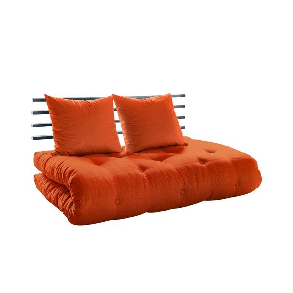 Sofa lova "Karup Shin Sano" juoda/apelsininė-image-2