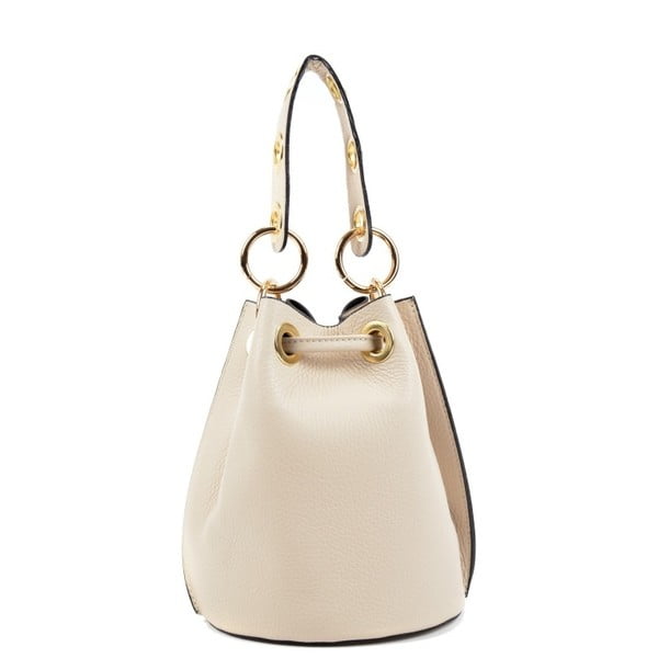 Smėlio spalvos odinė rankinė Roberta M Tera Beige-image-1