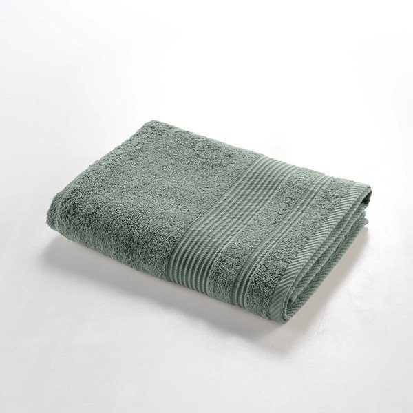 Šalavijo spalvos iš frote audinio iš medvilnės vonios rankšluostis 70x130 cm Tendresse – douceur d'intérieur