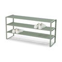 Pilkai žalios spalvos iš metalo spintelė batams 100x48,5x29 cm Rex – Spinder Design