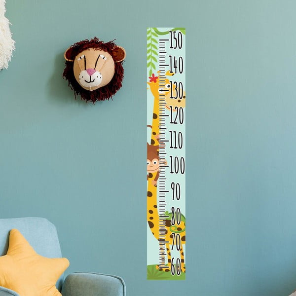 2 lipnių matuoklių rinkinys vaikų ūgiui fiksuoti Ambiance Savanna-image-1