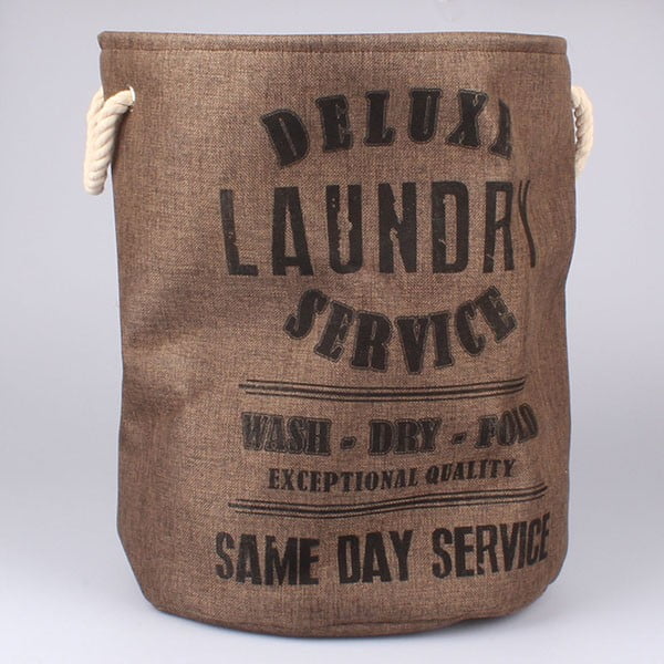 Skalbinių krepšys Laundry Service, rudas
