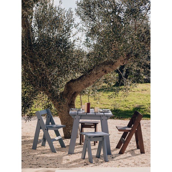 Iš pušies masyvo sodo valgomojo stalas 77x79 cm Navo – noo.ma-image-2