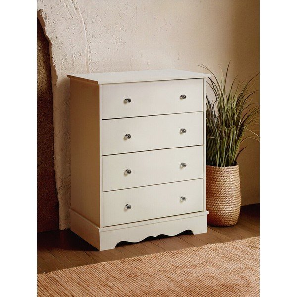 Dramblio kaulo spalvos šoninė spintelė 69x89x42 cm Emily – Premier Housewares-image-1