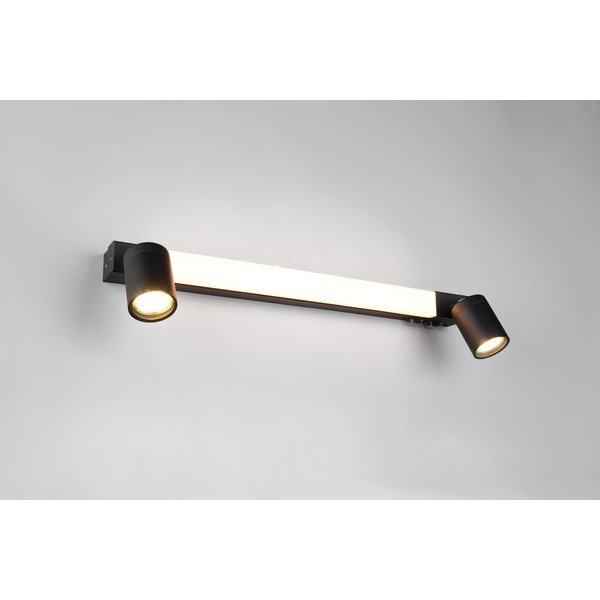 Sieninė lempa matinės juodos spalvos LED Enrico – Trio-image-3