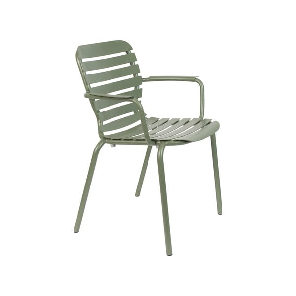 Metalinės sodo kėdės šviesiai žalios spalvos 2 vnt. Vondel – Zuiver-image-2