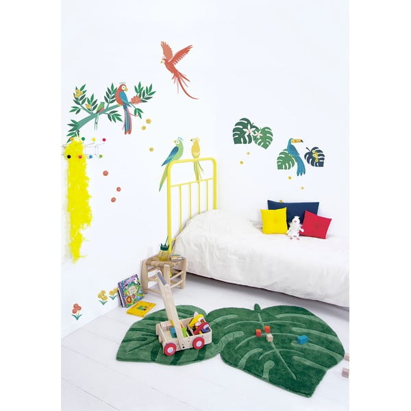 Lipdukų lapas 90x64 cm Parrots – Lilipinso-image-1