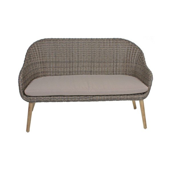 Medžio masyvo sodo krėslas rudos spalvos Pueblo – Garden Pleasure-image-3