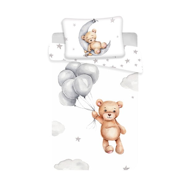 Vaikiška patalynė iš medvilnės vaikiškai lovai 100x135 cm Teddy Bear – Jerry Fabrics