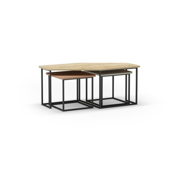 Kavos staliukai 3 vnt. 60x111,5 cm Zoya – Marckeric-image-2