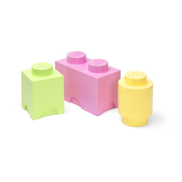 Plastikinės vaikiškos dėžės, 3 vnt. Box - LEGO®
