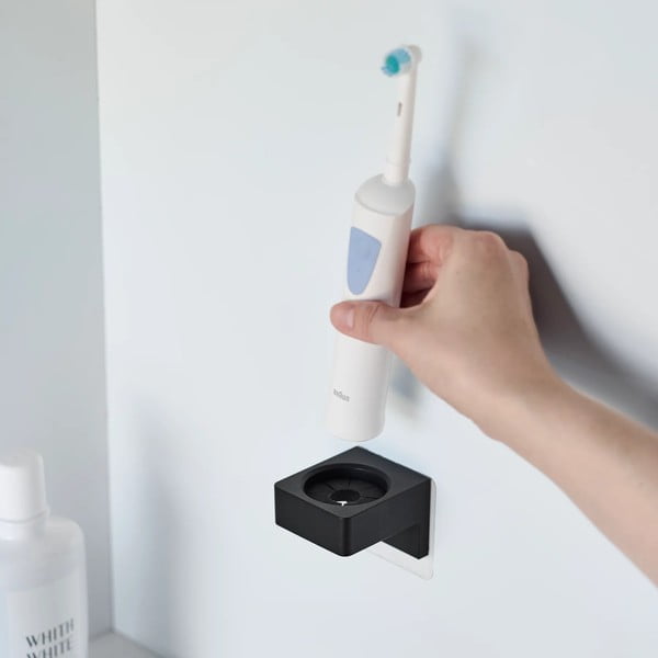 Iš plastiko daugiafunkcinis laikiklis juodos spalvos Film Hook – YAMAZAKI-image-3