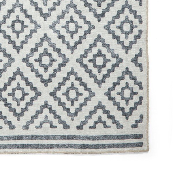 Skalbiamas pilkos spalvos kilimas 76x230 cm Coral Grey – Think Rugs-image-4