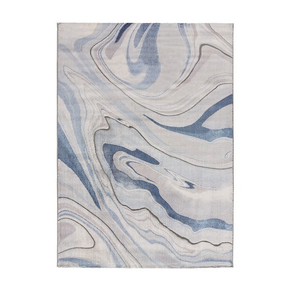 Mėlynos ir pilkos spalvos kilimas Universal Sylvia, 140 x 200 cm