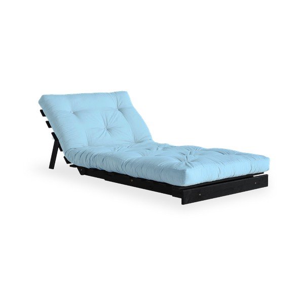 Sulankstomas fotelis Karup Design Roots Juoda/šviesiai mėlyna-image-4