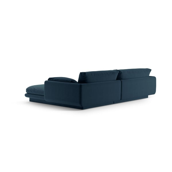 Kampinė sofa tamsiai mėlynos spalvos (su kairiuoju kampu) Torino – Micadoni Home-image-3