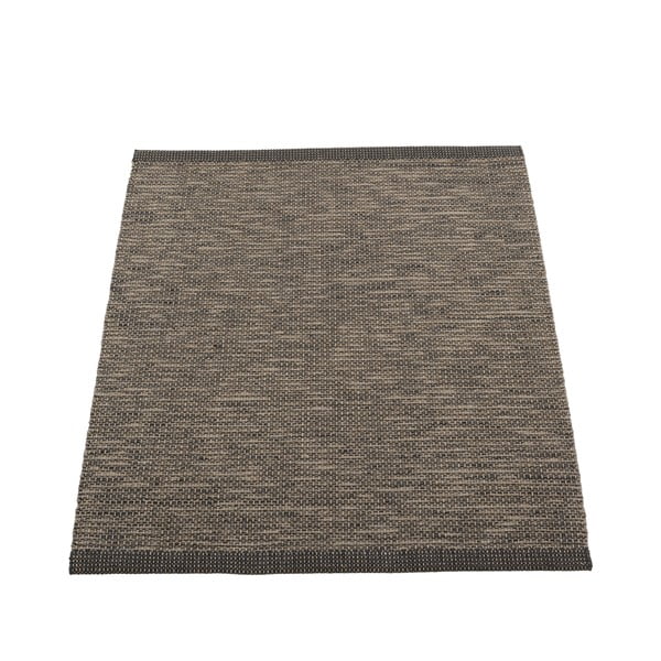 Tamsiai rudos spalvos lauko ir vidaus kilimas 70x90 cm Sam Black Walnut – Pappelina