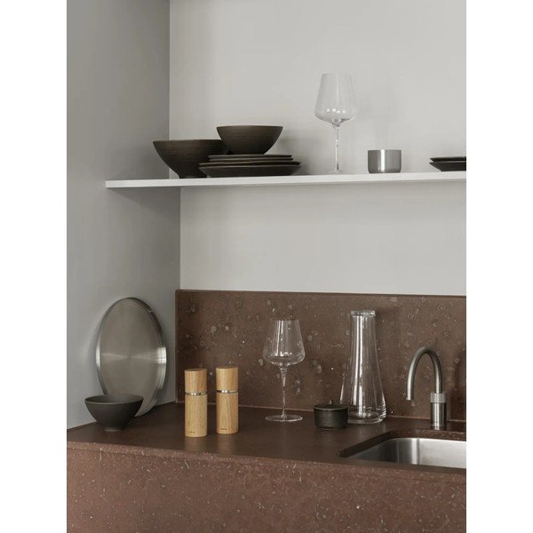 Tamsiai rudos spalvos desertinė iš keramikos lėkštė ø 21 cm Kumi – Blomus-image-3