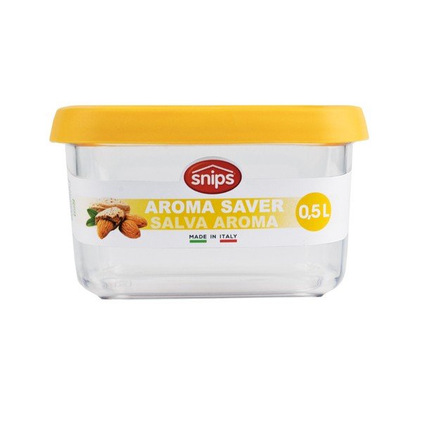 Geltonas maisto produktų indas "Snips Chef", 0,5 l-image-3
