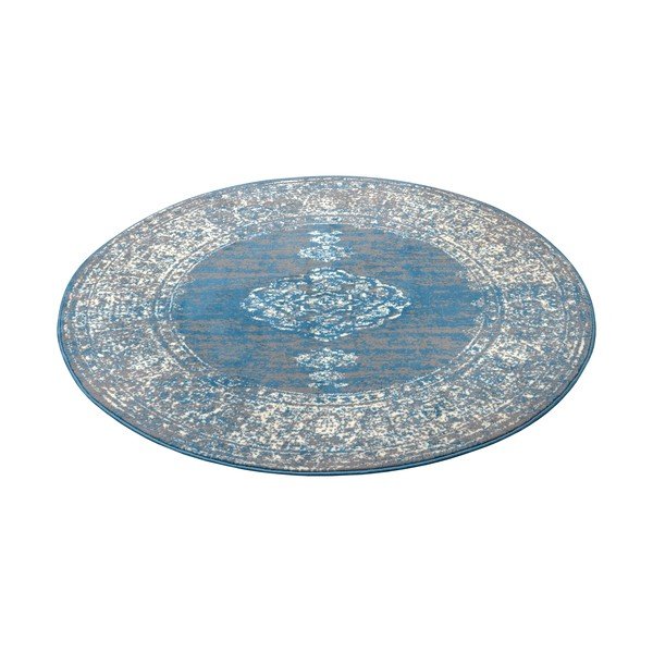 Mėlynas apvalus kilimas ø 160 cm Méridional - Hanse Home-image-2