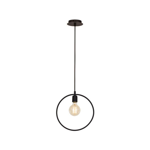 Juodas pakabinamas šviestuvas Homemania Decor Round-image-1