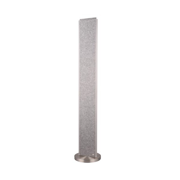 Pastatomas šviestuvas pilkos spalvos LED su balso kontrole/su mobiliųjų programų valdymu (aukštis 180 cm) su tekstiliniu gaubtu Cicara – CINQUE-image-2