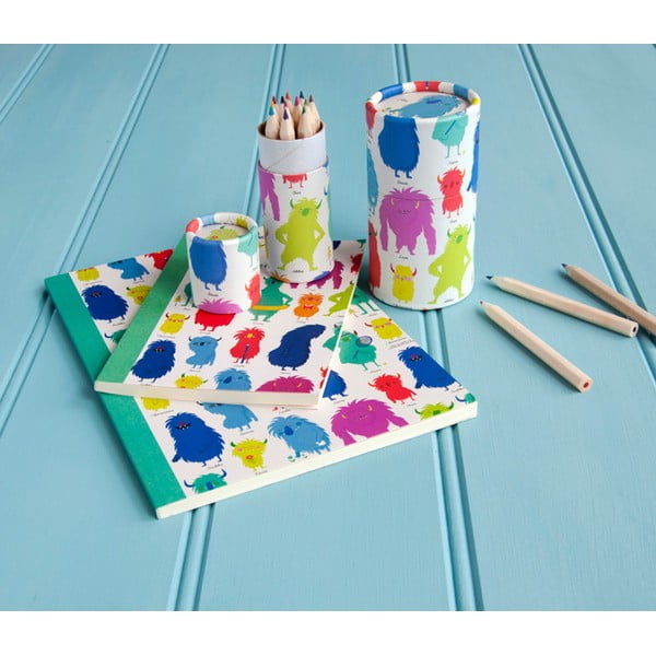 12 "Rex London Monsters Of The World" mini pieštukų rinkinys-image-3