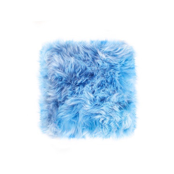 Šviesiai mėlyna avikailio pagalvė Royal Dream Sheepskin, 45 x 45 cm-image-1