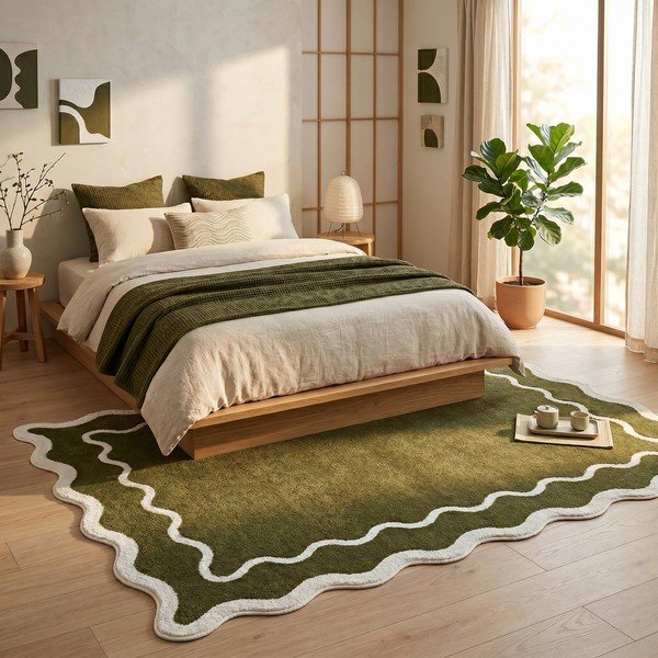Tamsiai žalios spalvos kilimas 120x170 cm Dolce – ESTE-image-3