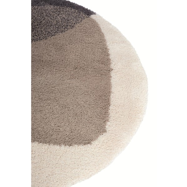 Apvalios formos kilimas smėlio spalvos ø 160 cm Arti – Hanse Home-image-4