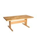 Valgomojo stalas iš ąžuolo 95x195 cm Skak – Hübsch