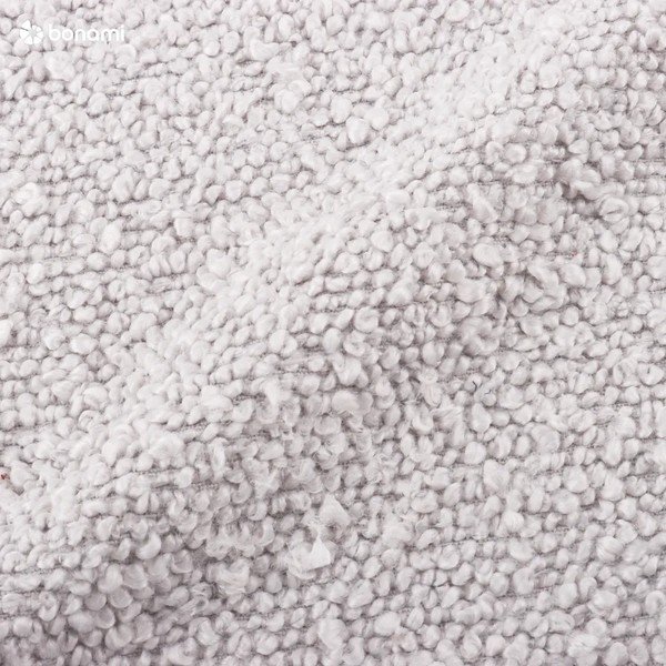 Pufas šviesiai pilkos spalvos iš boucle Molino – Micadoni Home-image-3