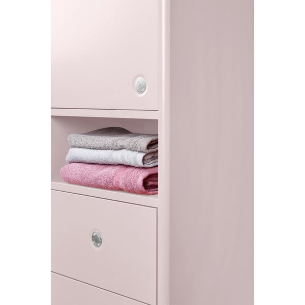 Aukšta/pakabinama vonios daiktadėžė rožinės spalvos 40x158 cm Color Bath – Tom Tailor-image-1