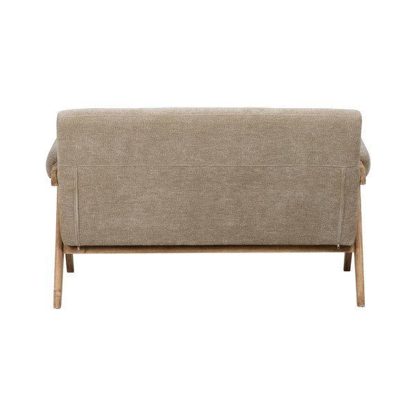 Smėlio spalvos iš šenilinio audinio sofa 134 cm Rest – Ixia-image-3
