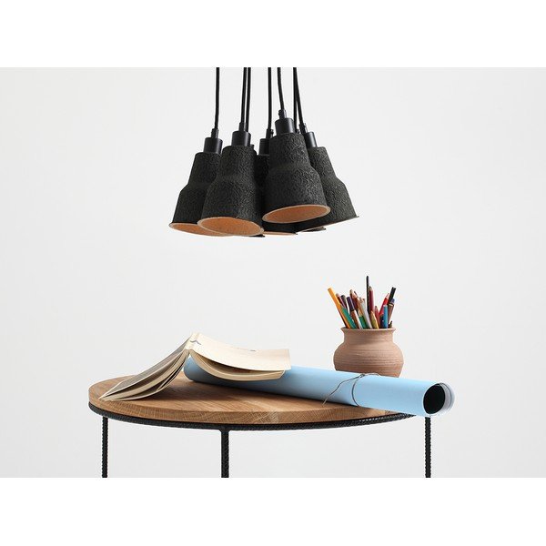 Kabantis šviestuvas juodos spalvos ø 32 cm Celulo – CustomForm-image-2