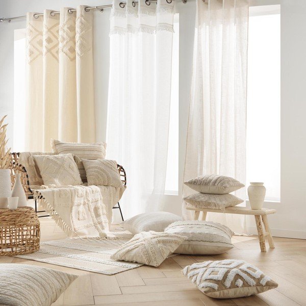 Iš medvilnės dekoratyvinė pagalvėlė 60x60 cm Atlas – douceur d'intérieur-image-2