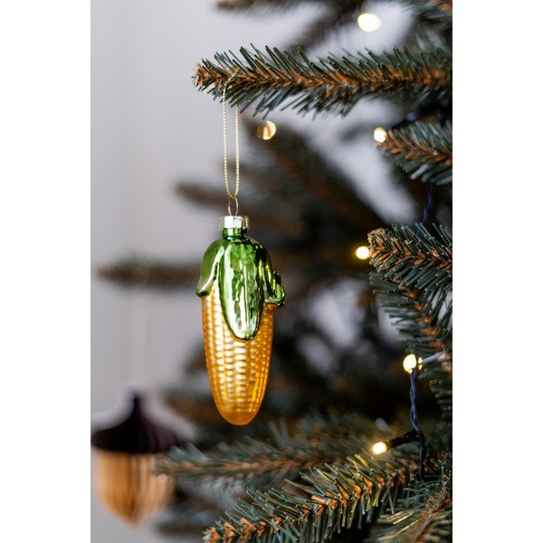 Iš stiklo eglutės papuošimas Corn – Sass & Belle-image-1